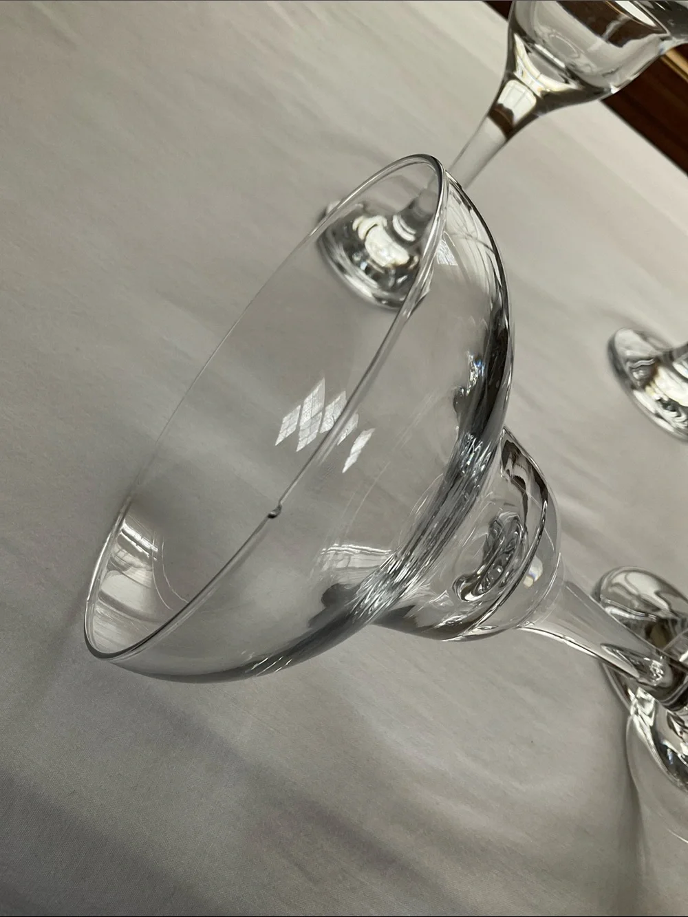 Set of 4 Clear Glass Margarita glasses 8 Ounces